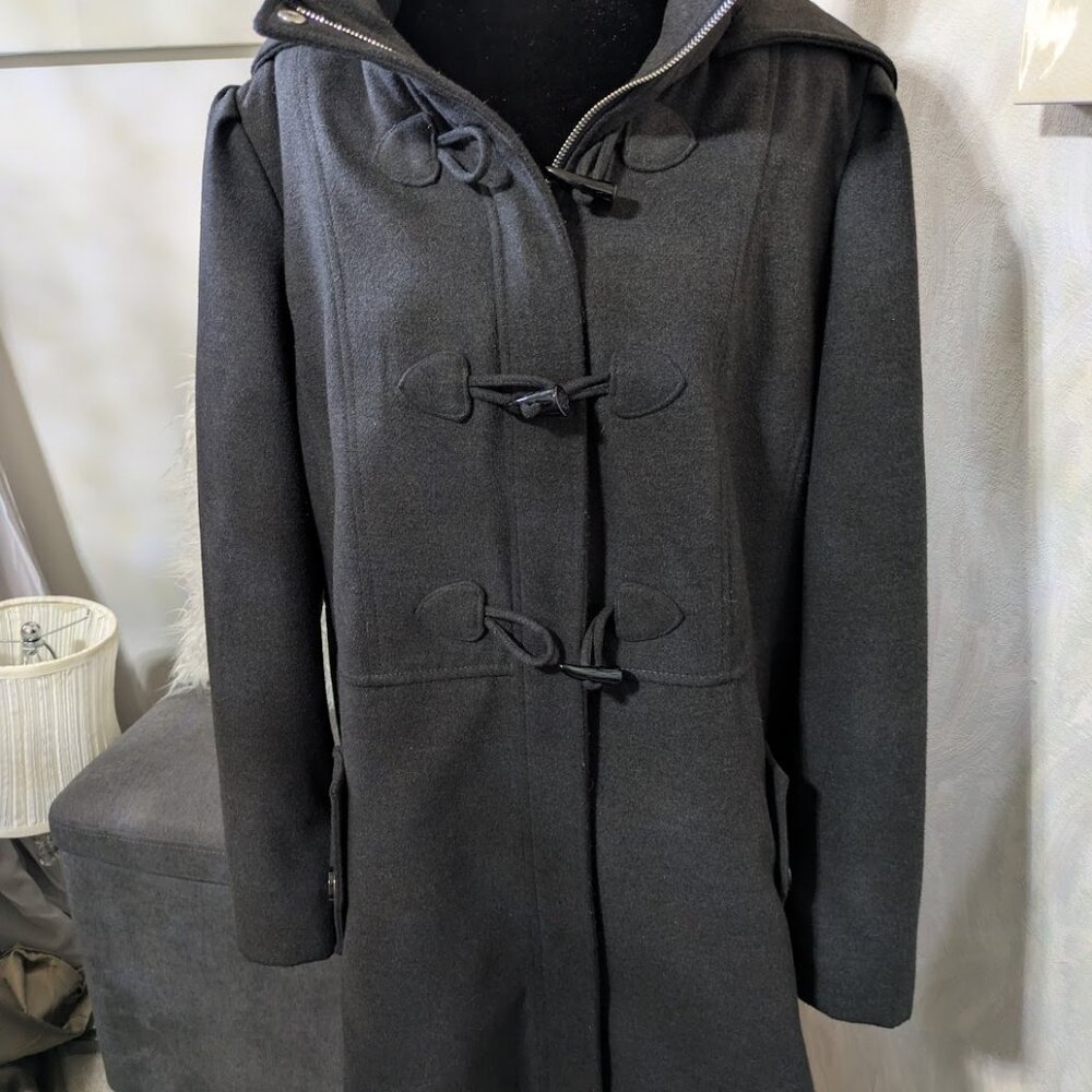 Jessica Simpson Womens Jacket Size 2X Color Deep Charcoal or Deep Gray